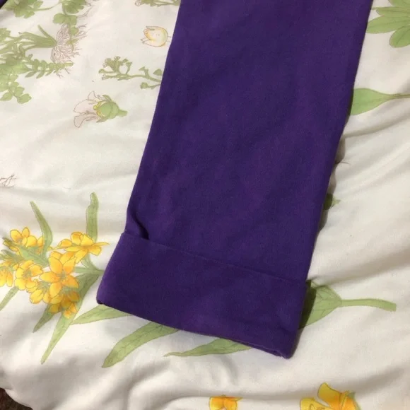 Hanna Andersson Kids' Magenta and Violet Joggers - Picture 10 of 10